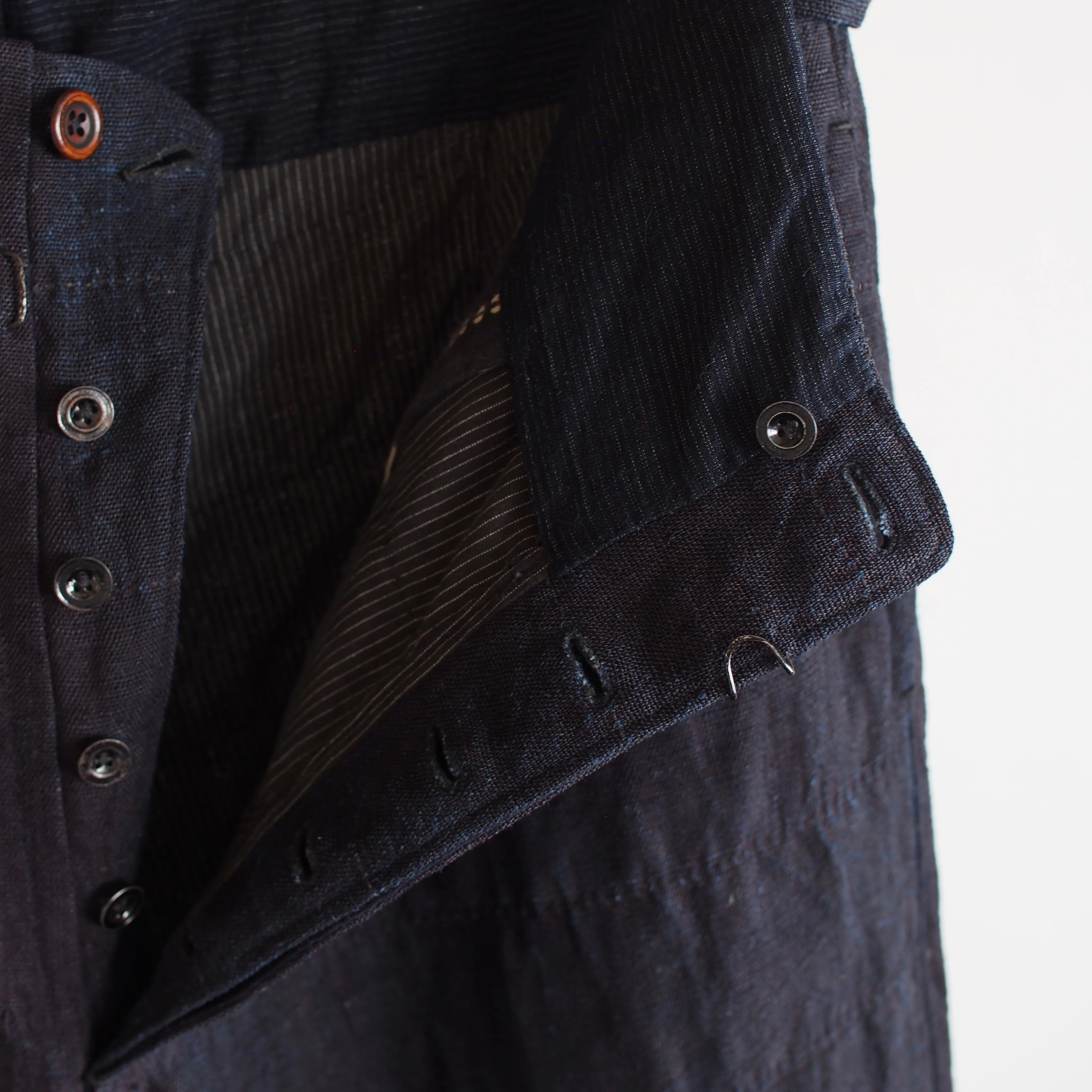 NORA WORK PANTS~japan old hemp fabric~南部麻 刺子