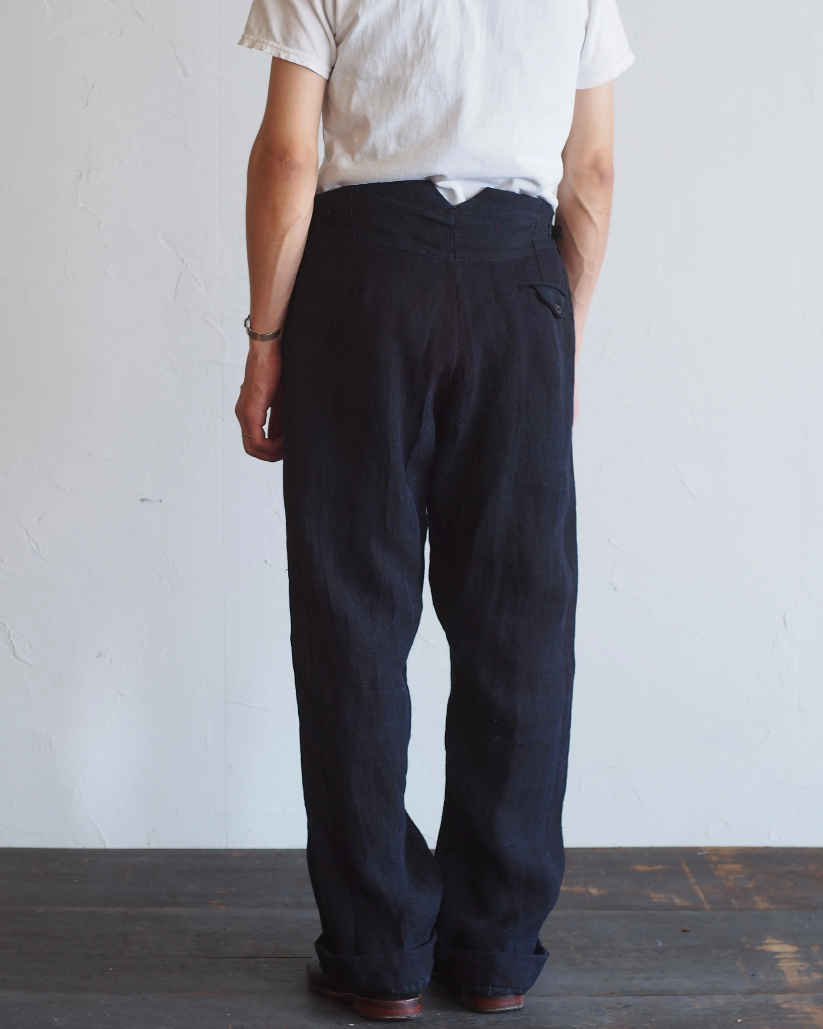 NORA WORK PANTS~japan old hemp fabric~南部麻