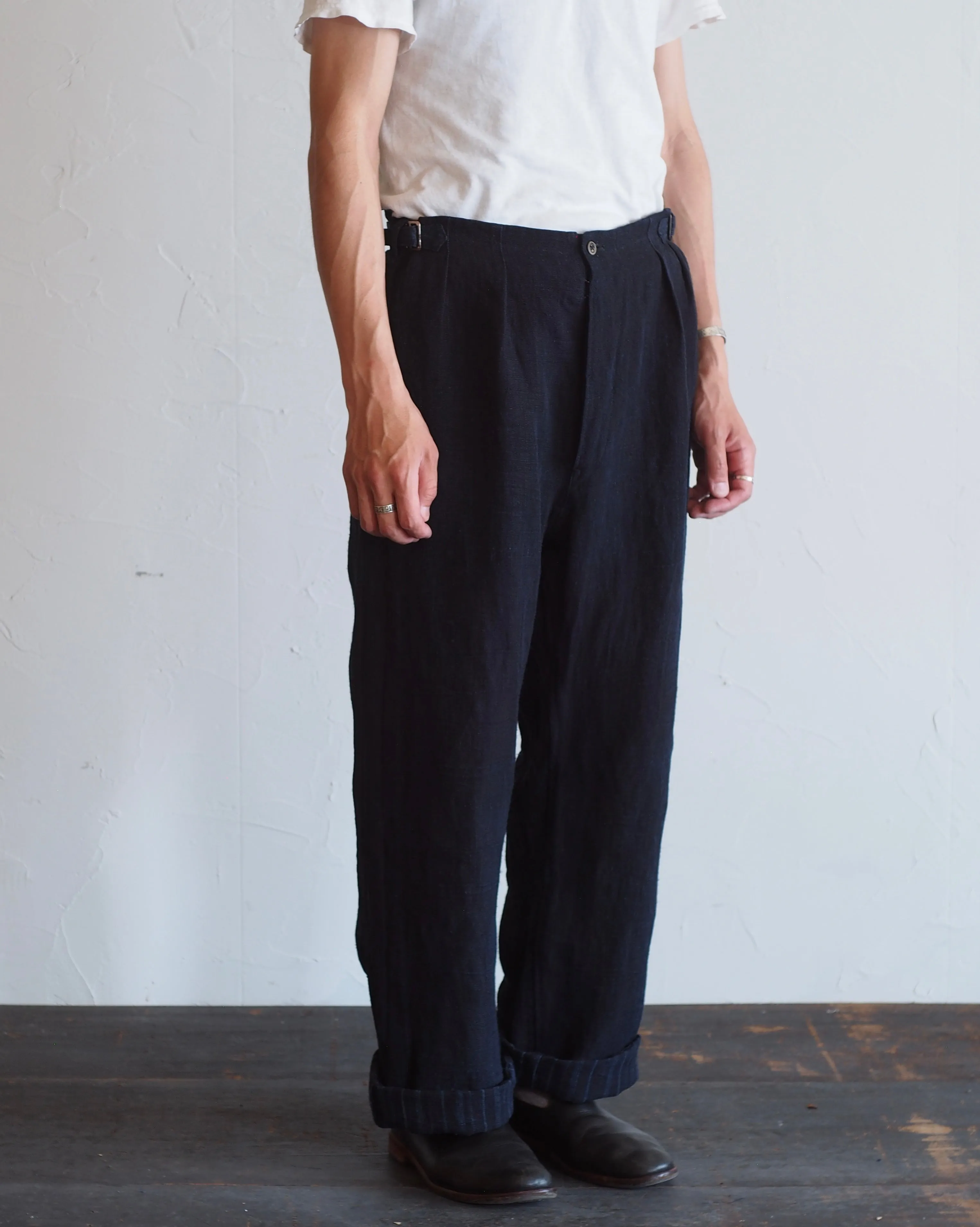 NORA WORK PANTS~japan old hemp fabric~南部麻