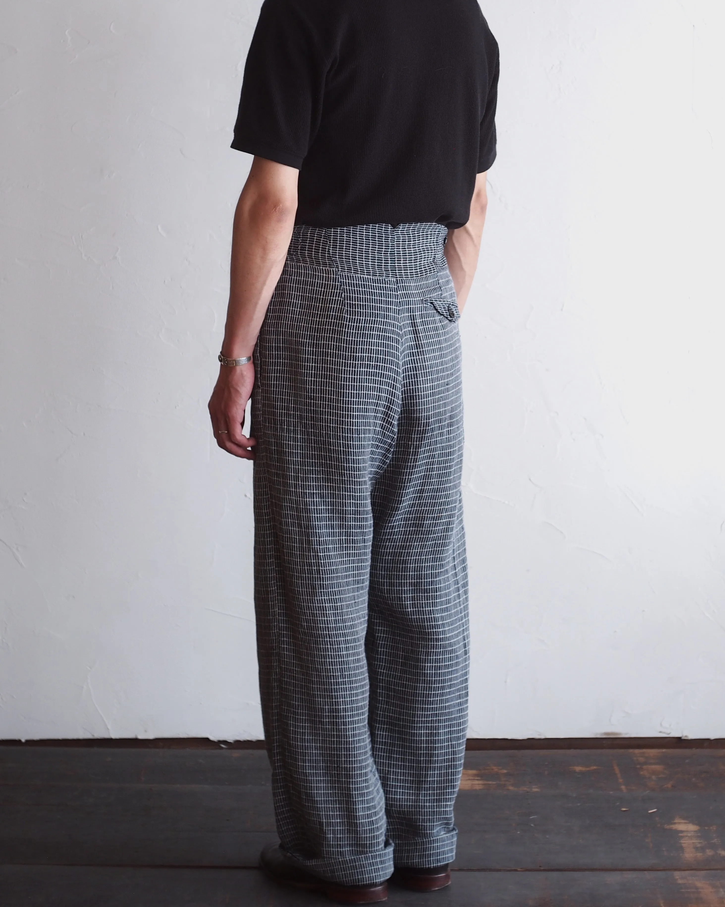 NORA WORK PANTS~japan old indigo cotton/hemp~