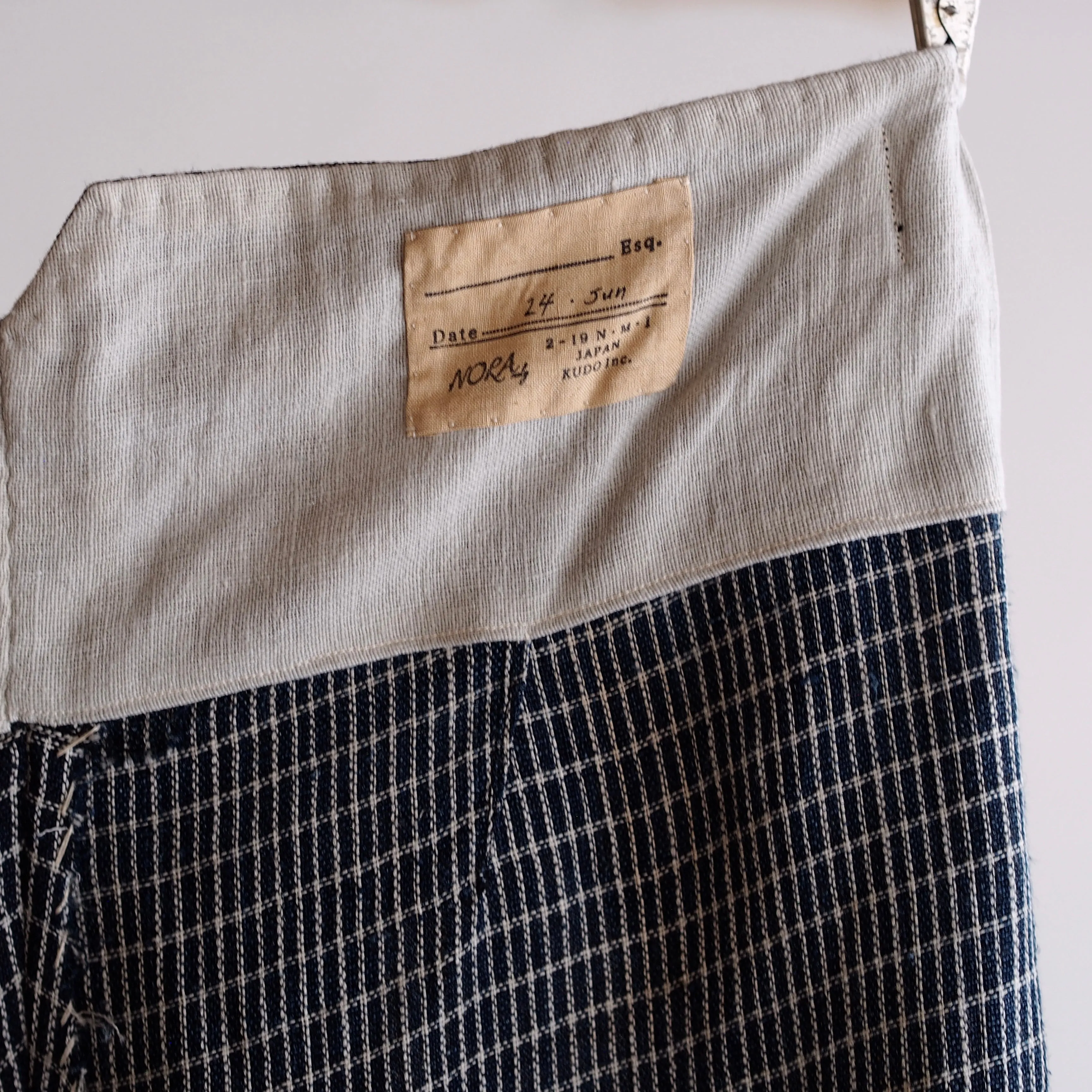 NORA WORK PANTS~japan old indigo cotton/hemp~