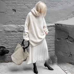 Oversized Soft Turtleneck Sweater