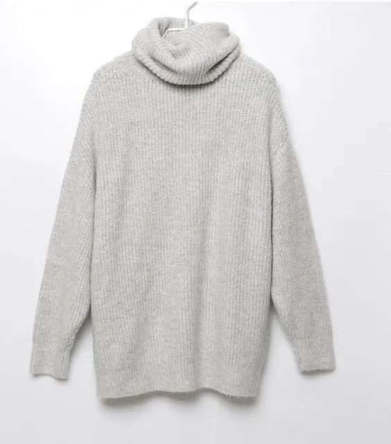 Oversized Soft Turtleneck Sweater