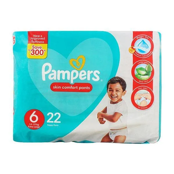 PAMPER PANTS 14-19KG EXTRA LARGE SIZE 6 22 DIAPERS