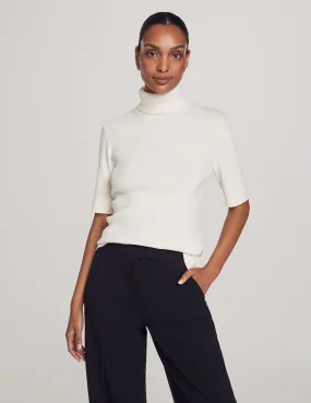 Petite Half Sleeve Turtleneck