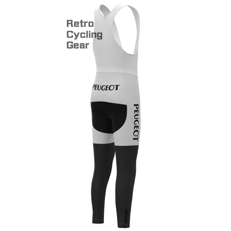 PEUGEOT White Retro Cycling Pants