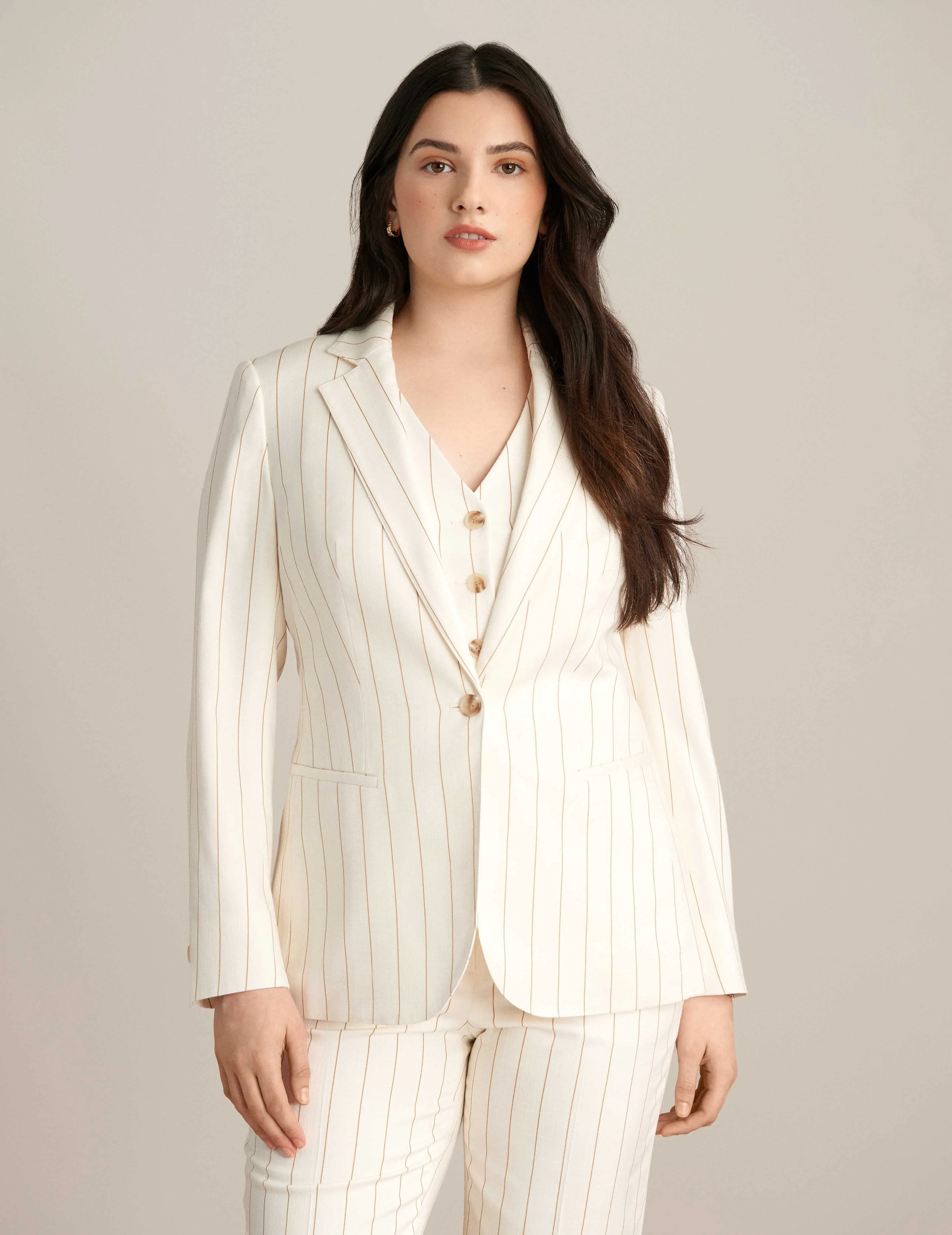 Pinstripe Blazer Jacket - Sale