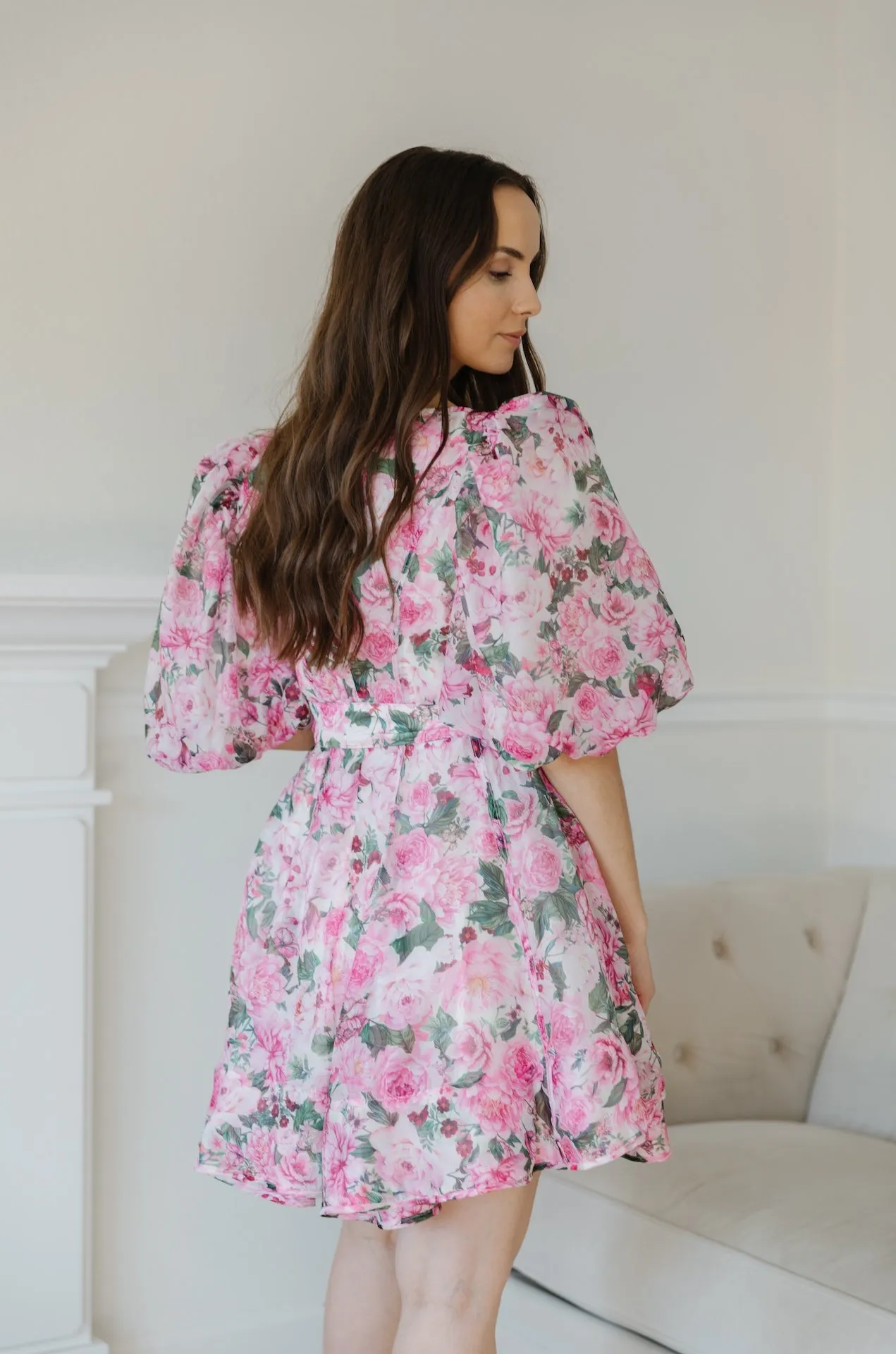 Polina Floral Organza Dress