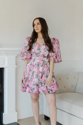 Polina Floral Organza Dress