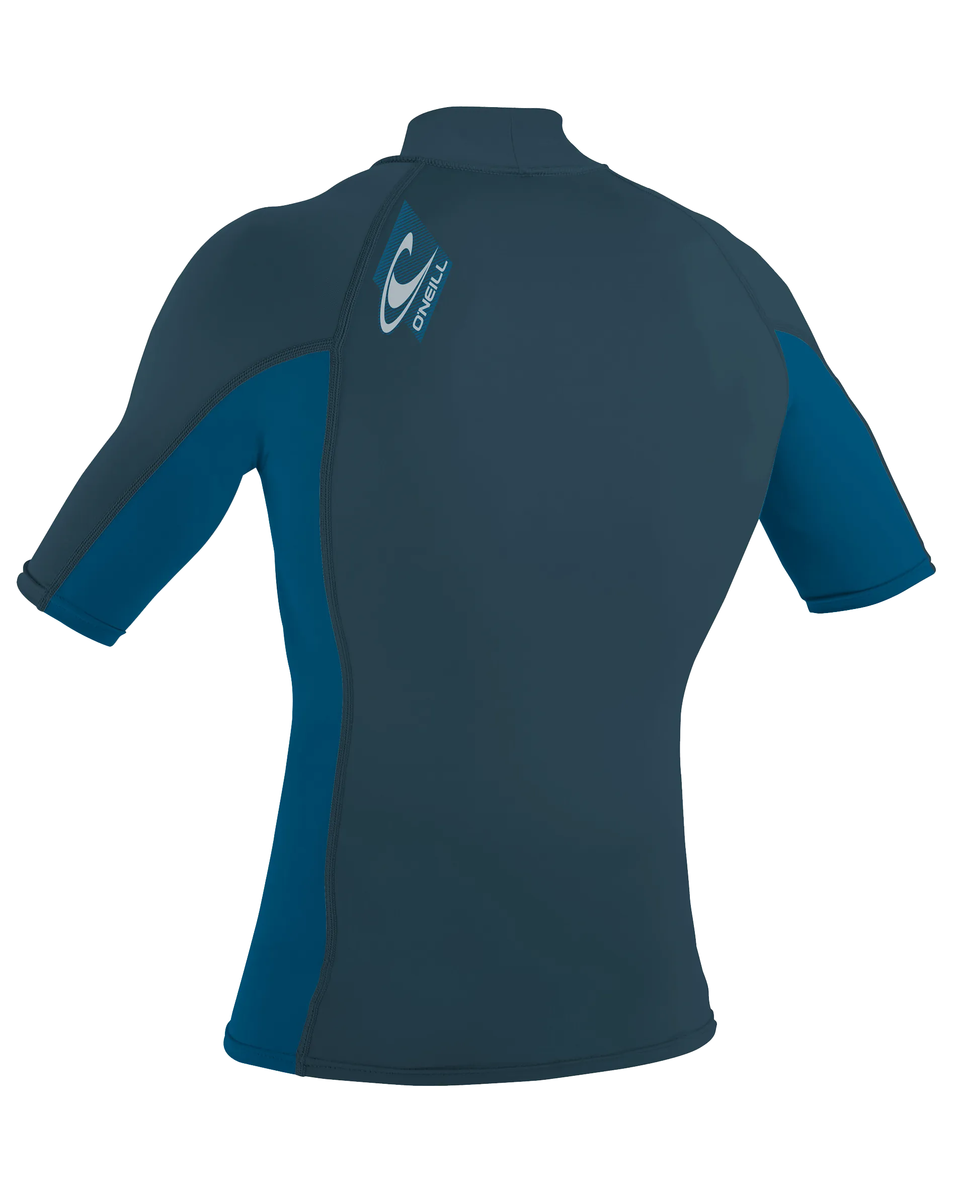 Premium Skins Turtleneck Rash Vest in Cadet Blue & Ultra Blue