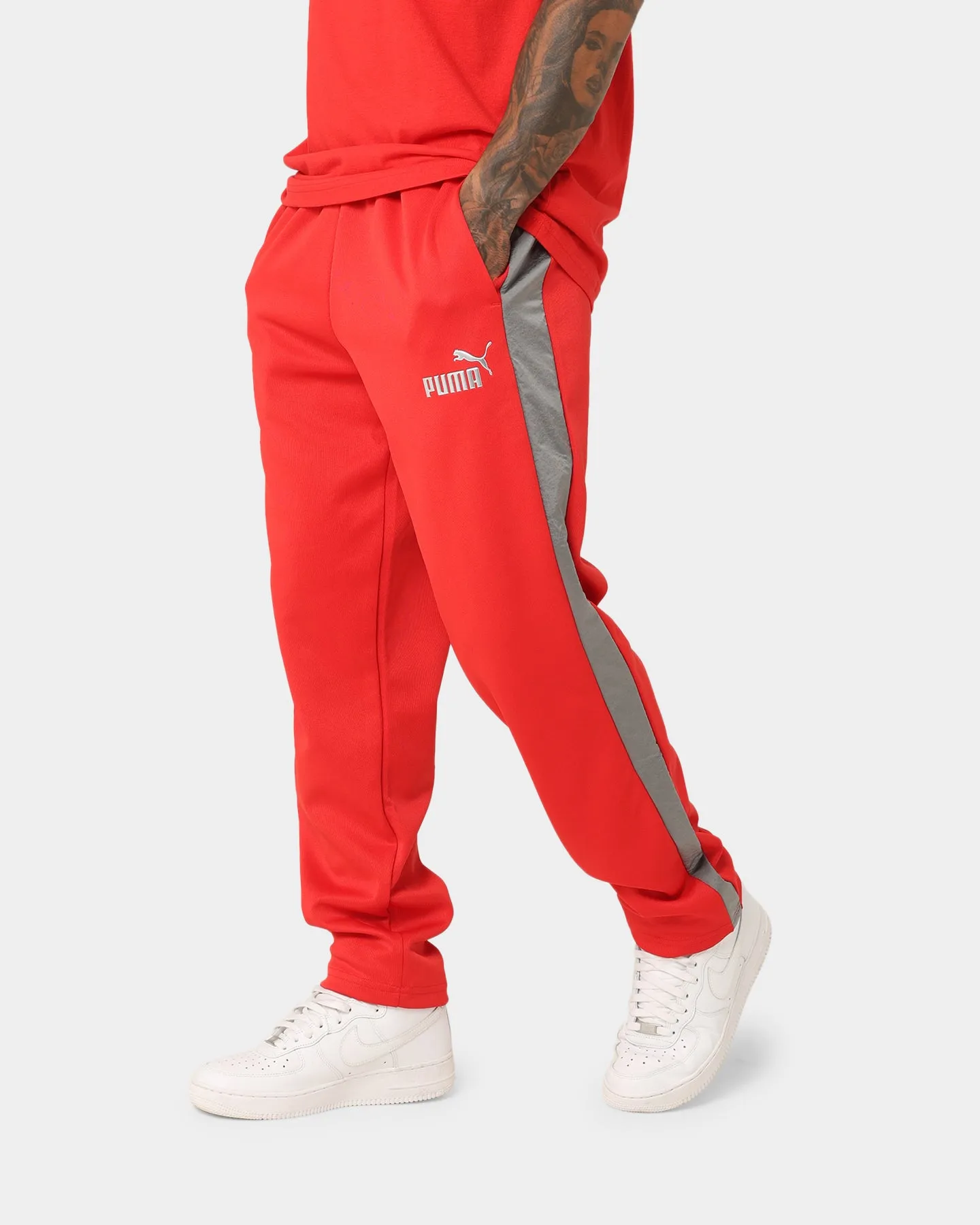 Puma X Ferrari Motorsports Race MT7 Monochrome Pants Rosso Corsa