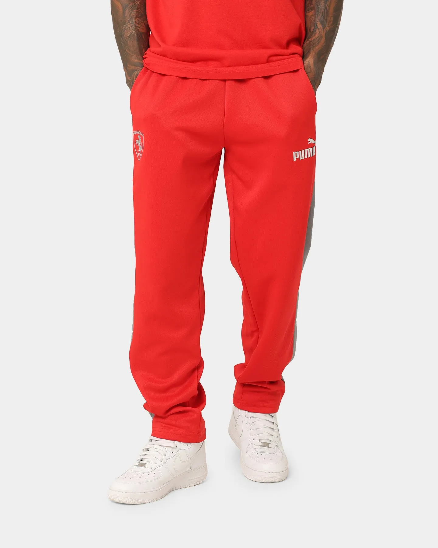 Puma X Ferrari Motorsports Race MT7 Monochrome Pants Rosso Corsa