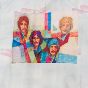 "The Beatles" Reimagined Vintage Kimono - Kimono Zulu Artist Collaboration with David Adickes