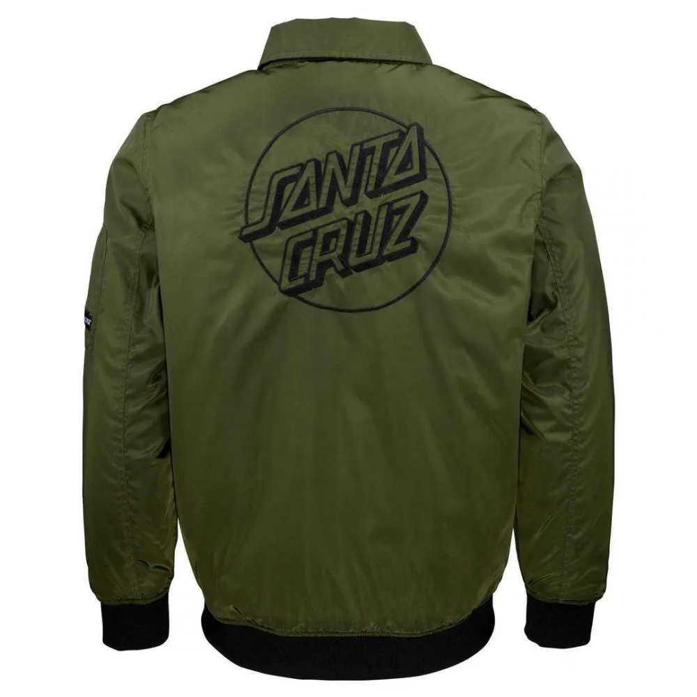 Santa Cruz giubbotto bomber da uomo SQUAD 9025000002 verde militare