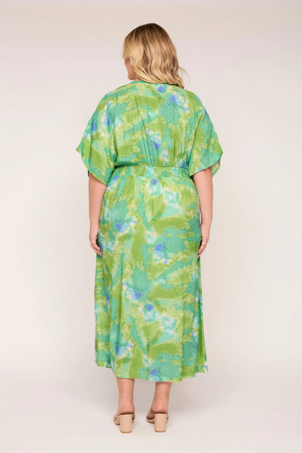 Selma Kimono Dress in Lakehouse