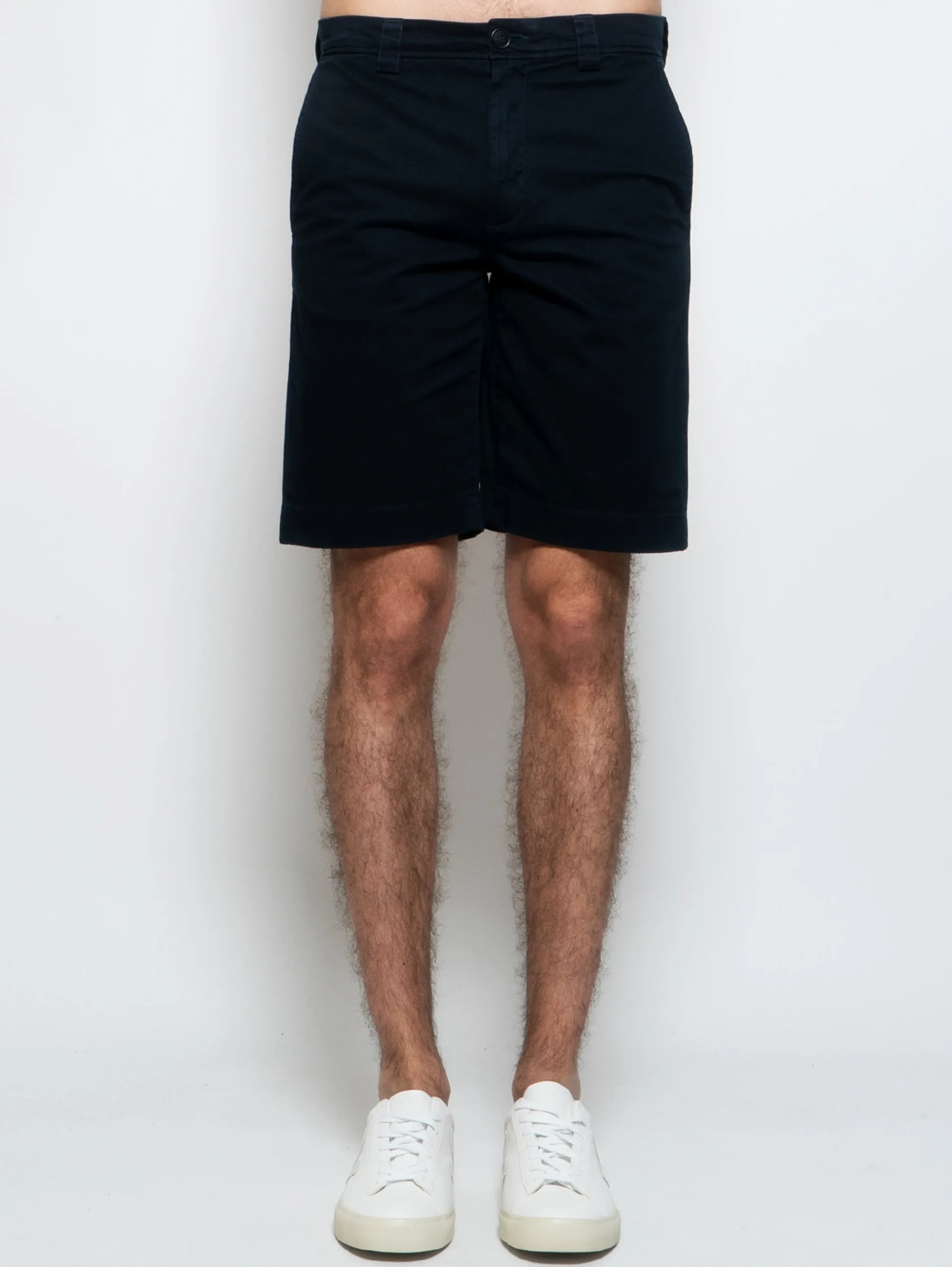 Shorts Chino in Cotone Blu