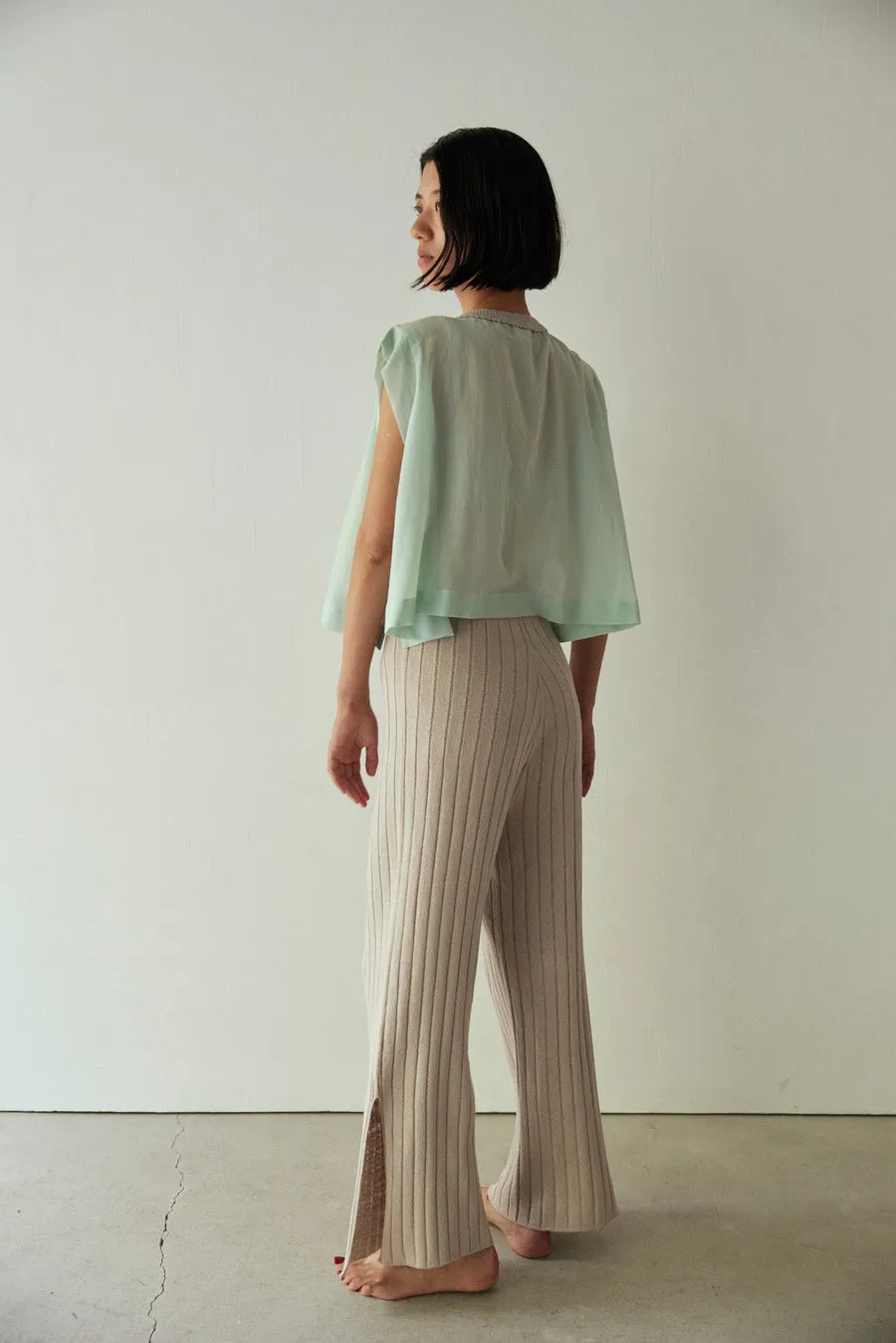 Silk Rib Pants  [ Classic ] Eco Silk