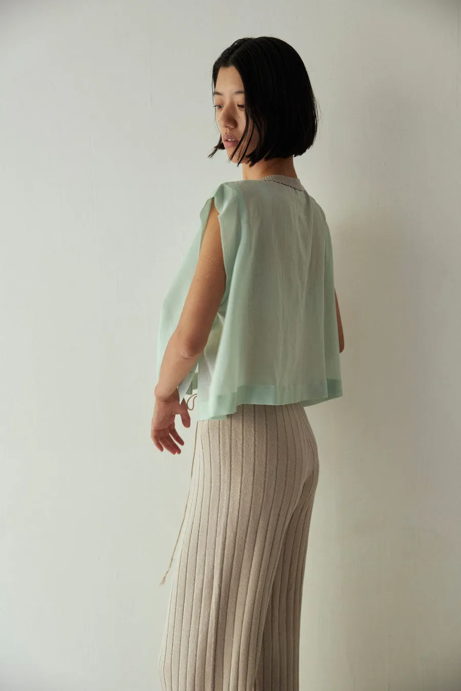 Silk Rib Pants  [ Classic ] Eco Silk