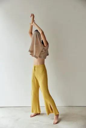 Silk Rib Pants  [ Classic ] Eco Silk