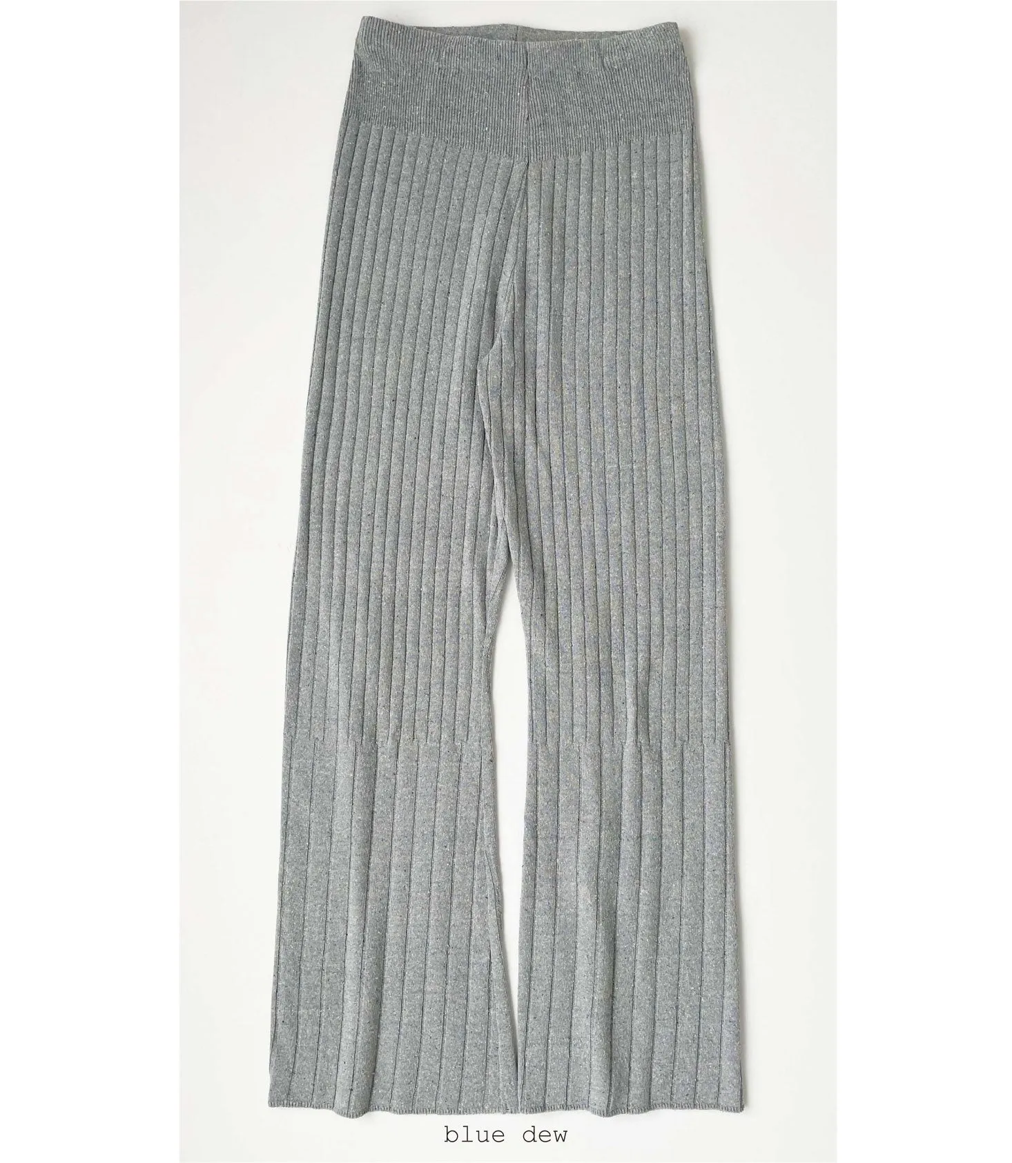 Silk Wide Rib Pants / Eco Silk 100%