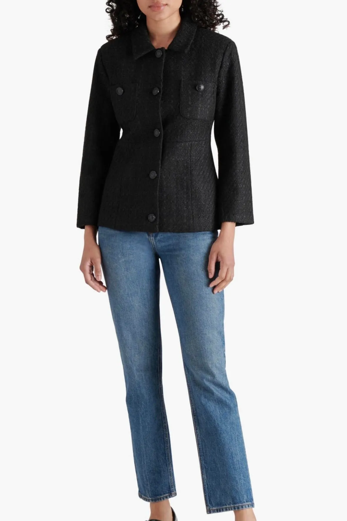 Steve Madden Eponine Tweed Blazer