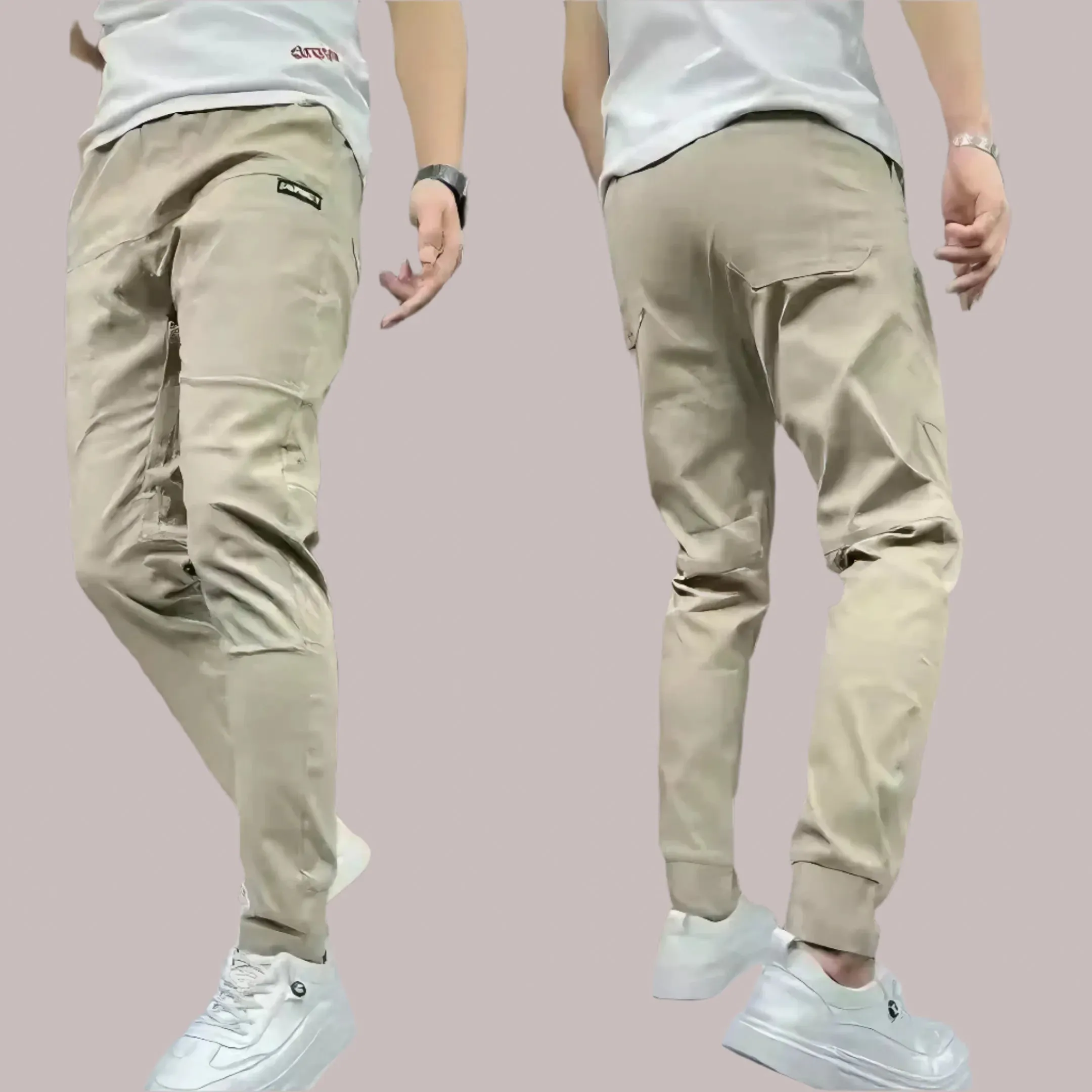 Stretchy Cargo Pants,Mens comfort pants