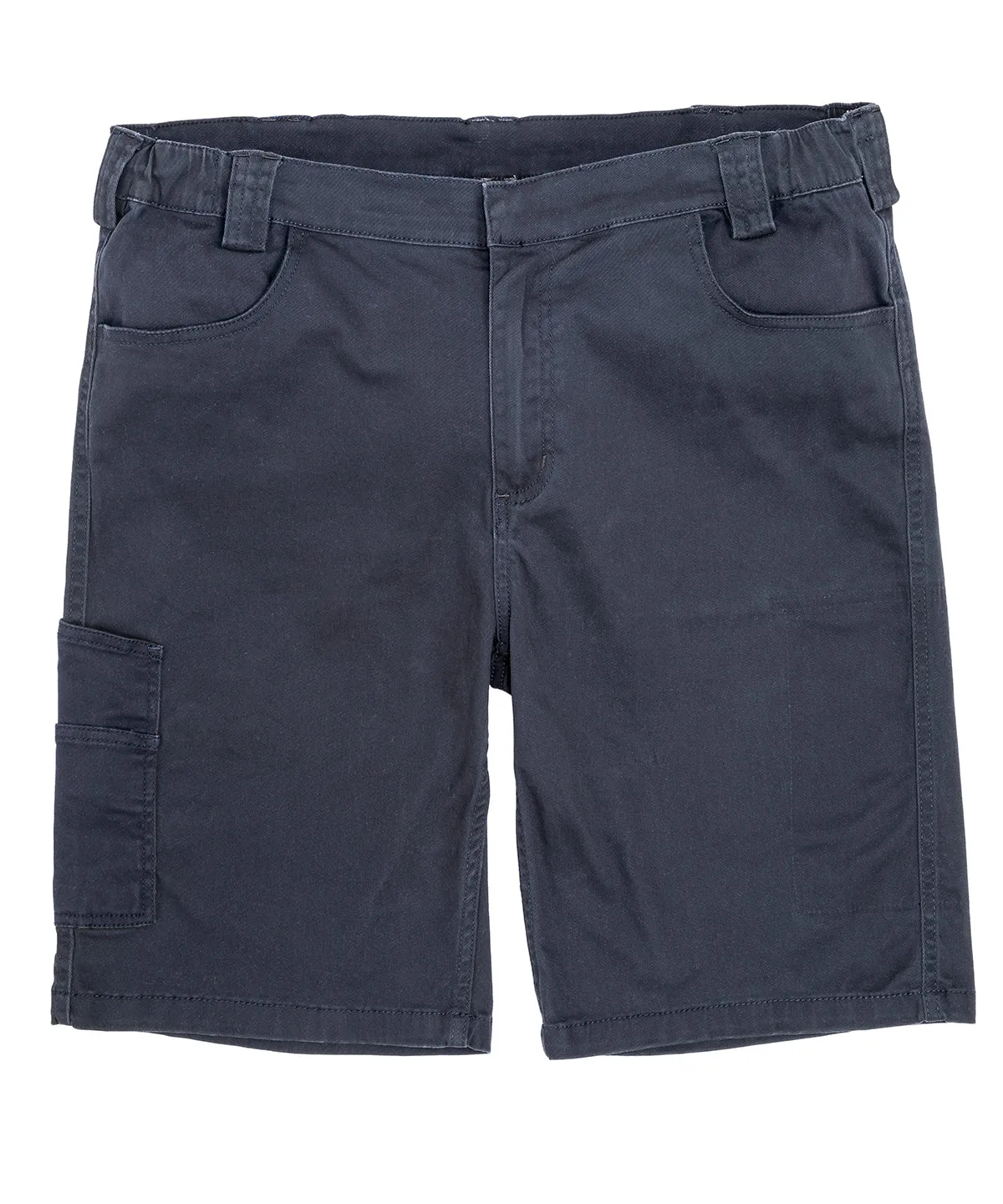 Super-stretch slim chino shorts | Navy