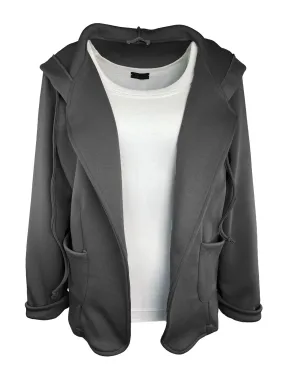 Sweat Jacke Hoodie grau