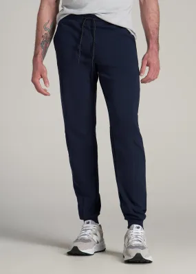 Tall Men's Utility Fleece Joggers in Evening Blue