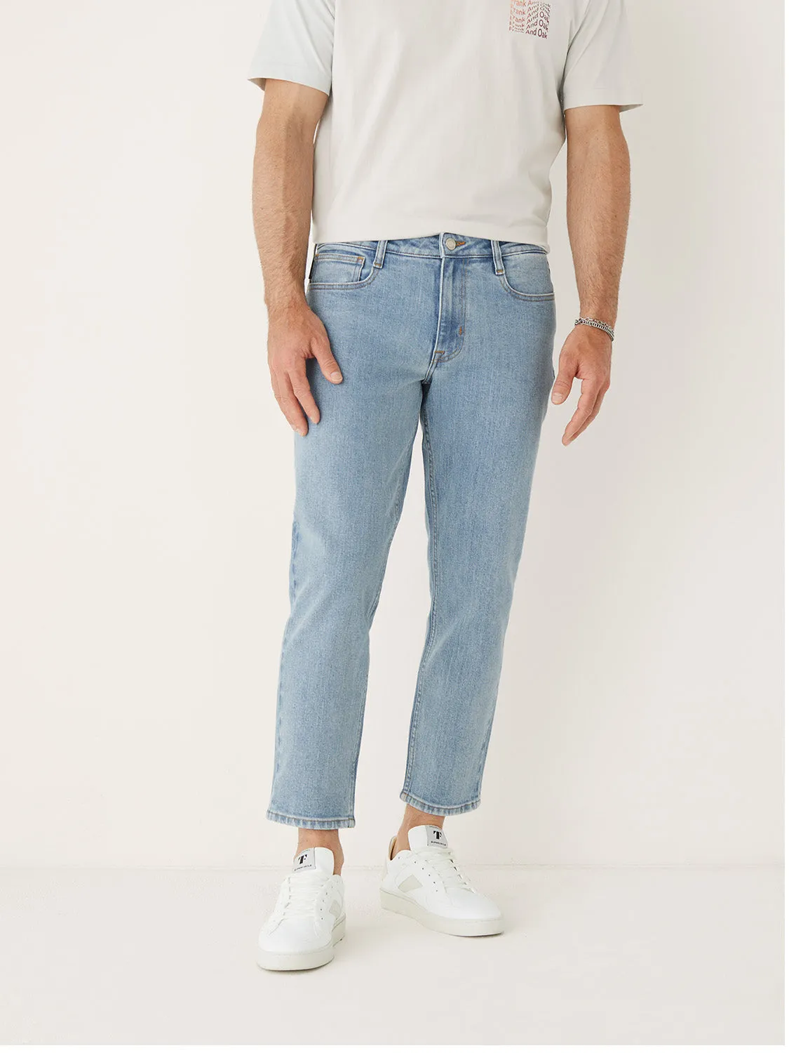 The Adam Slim Jean in Washed Blue