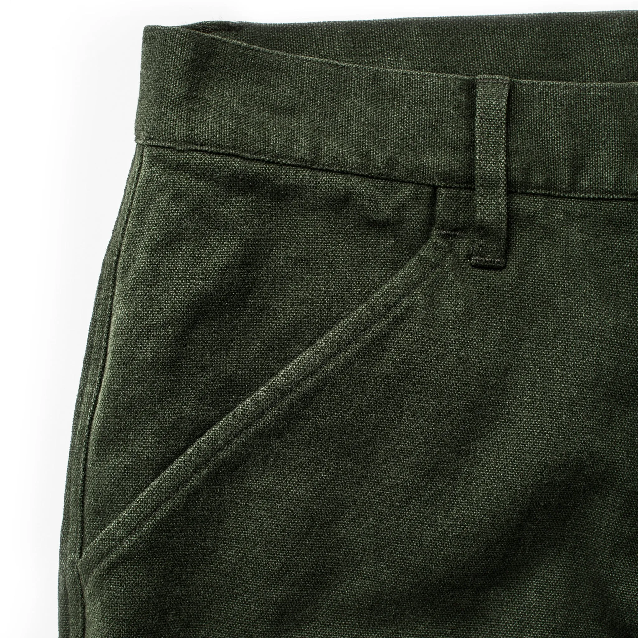 The Camp Pant in Dark Olive Boss Duck