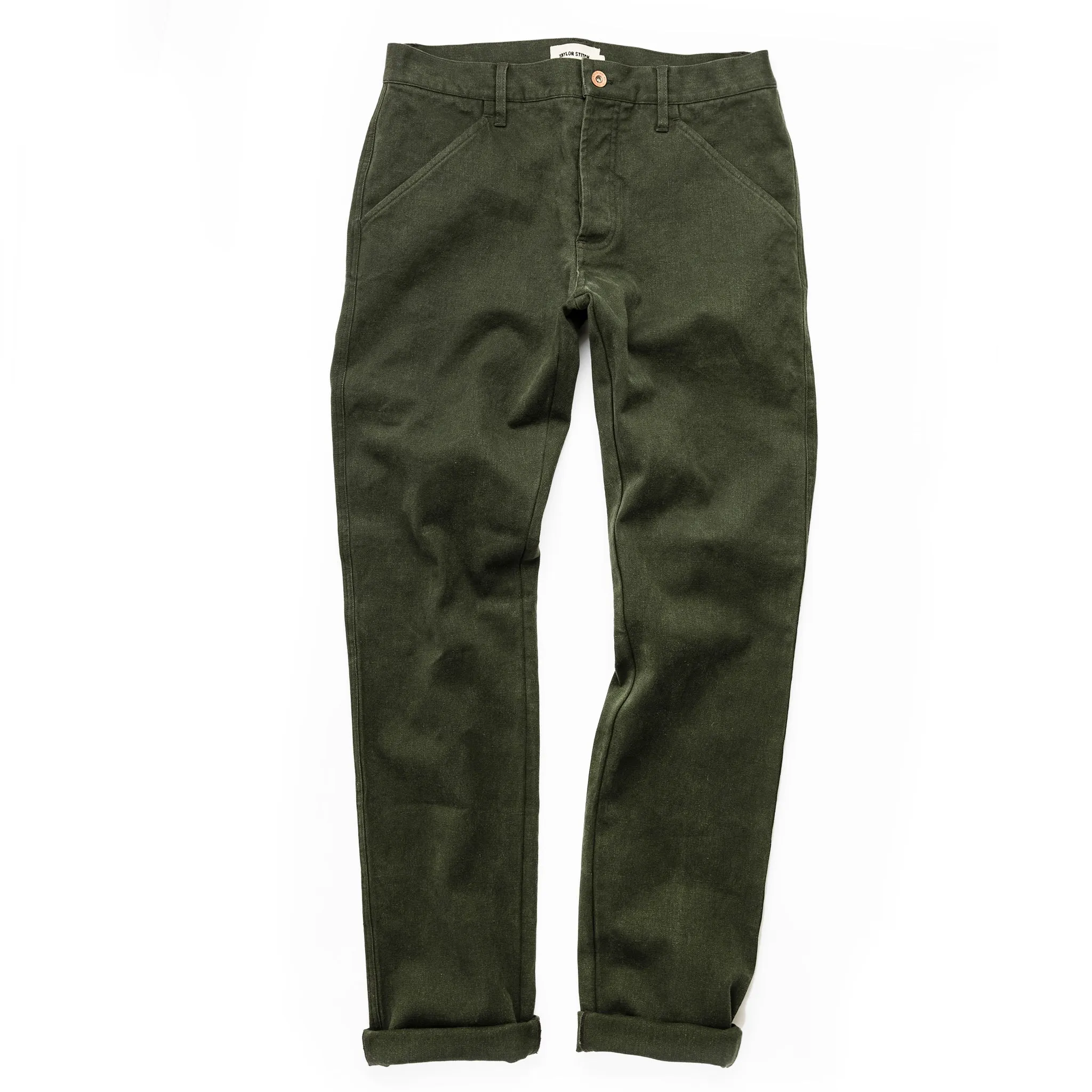 The Camp Pant in Dark Olive Boss Duck