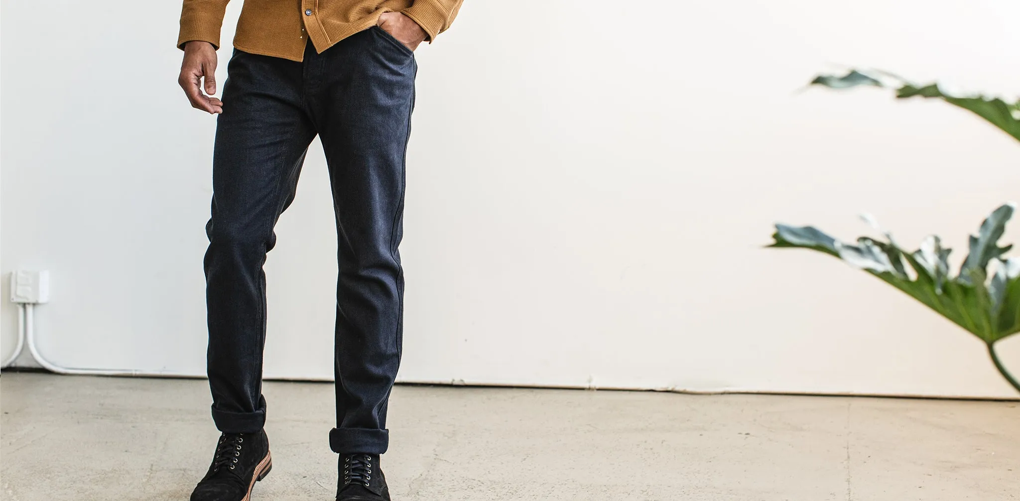 The Camp Pant in Indigo Boss Duck