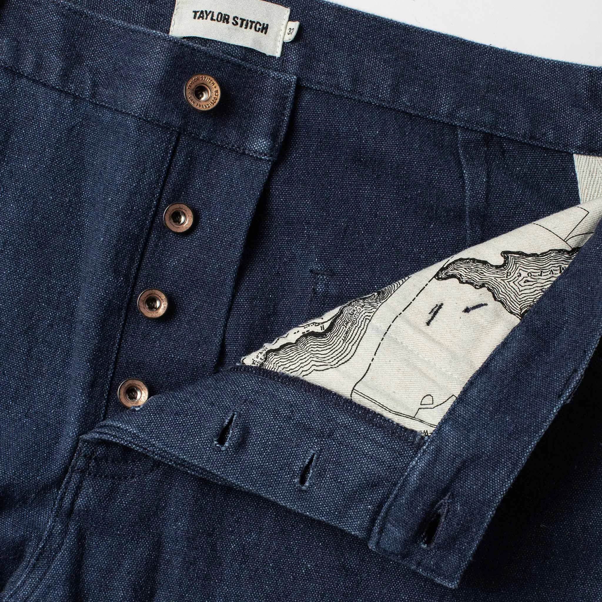 The Camp Pant in Indigo Boss Duck