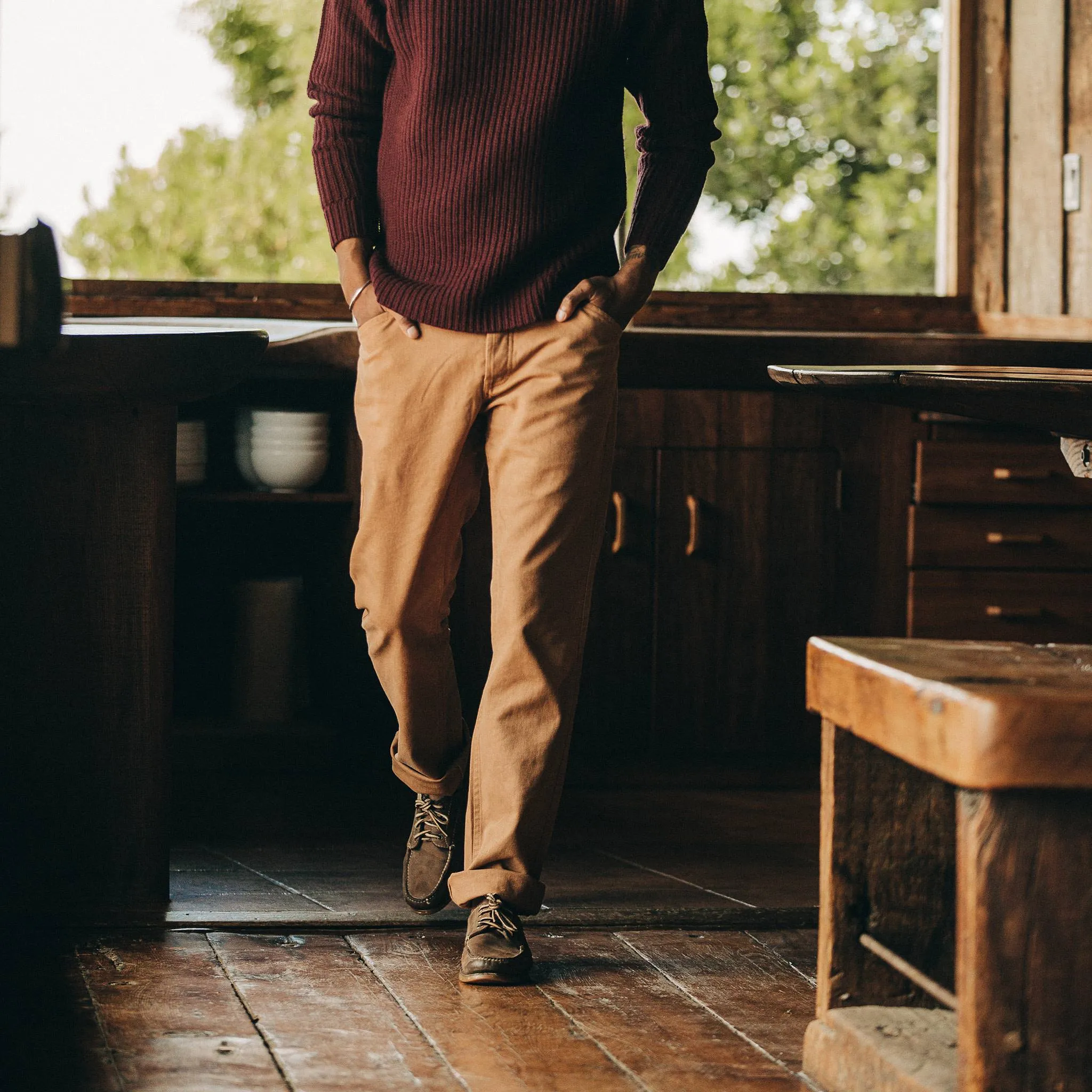 The Camp Pant in Tobacco Boss Duck