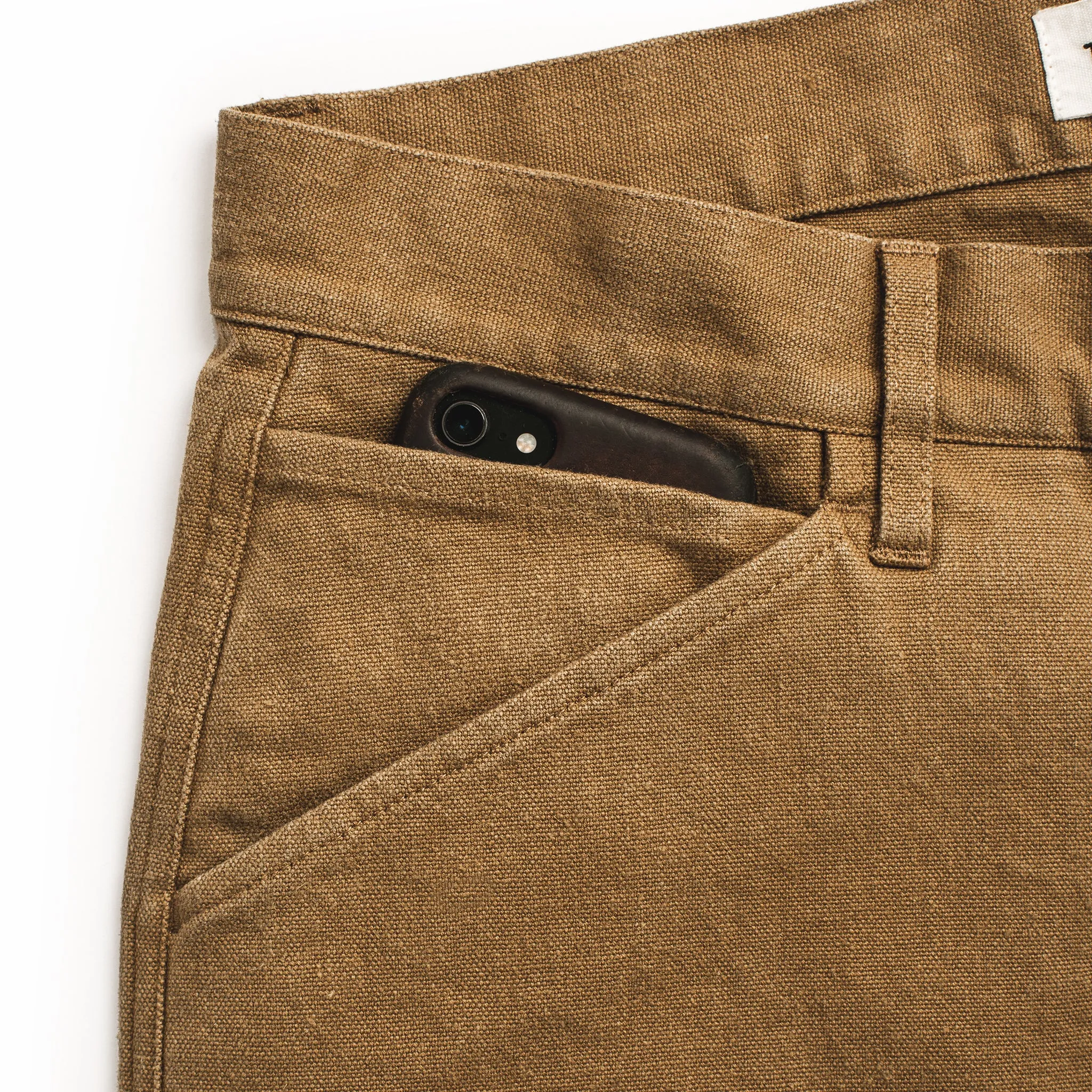 The Chore Pant in British Khaki Boss Duck