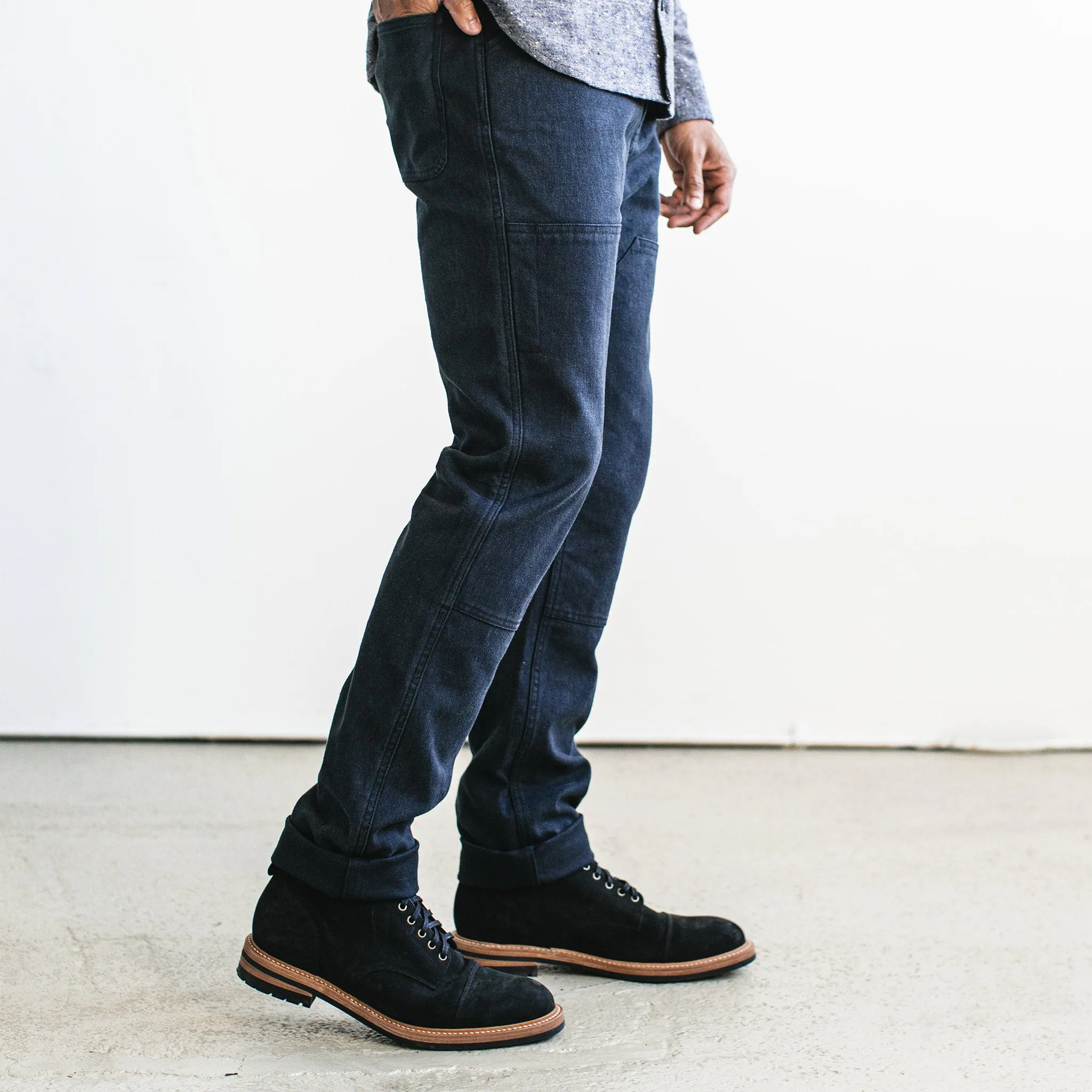 The Chore Pant in Indigo Boss Duck