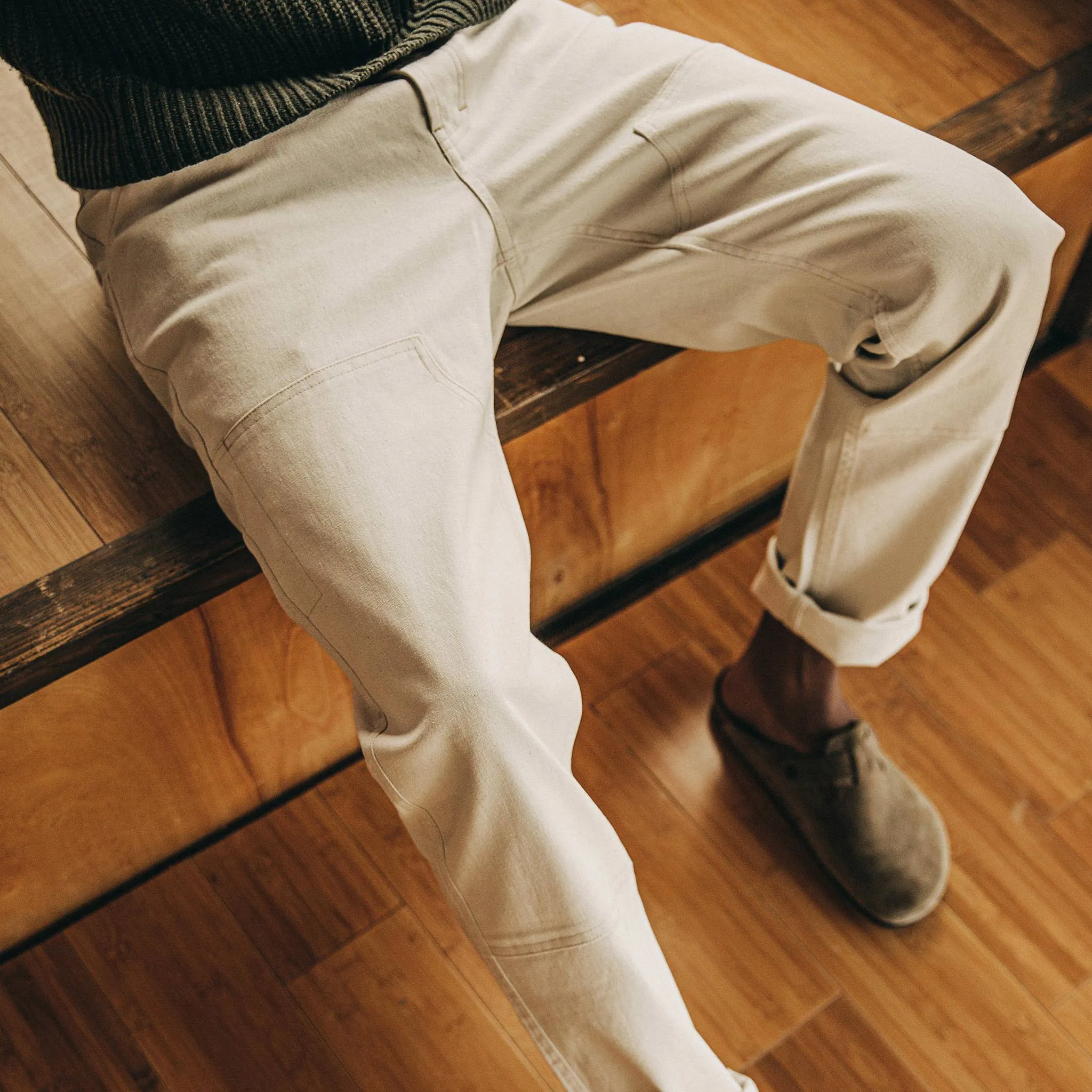 The Chore Pant in Natural Boss Duck