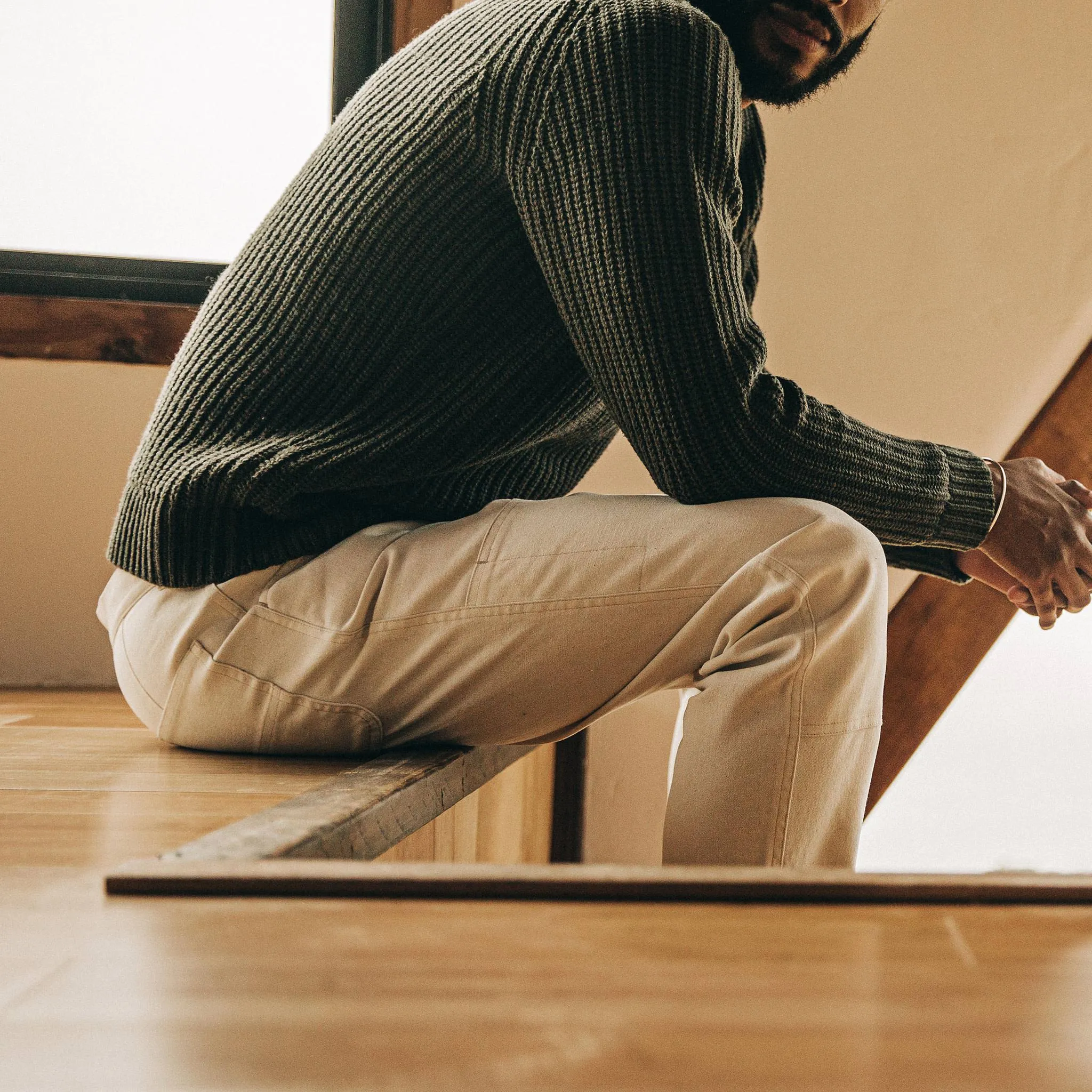 The Chore Pant in Natural Boss Duck