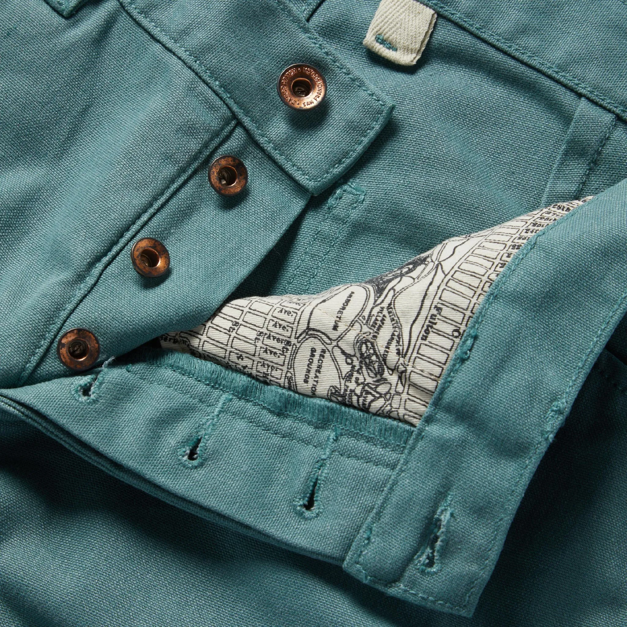 The Chore Pant in Ocean Boss Duck