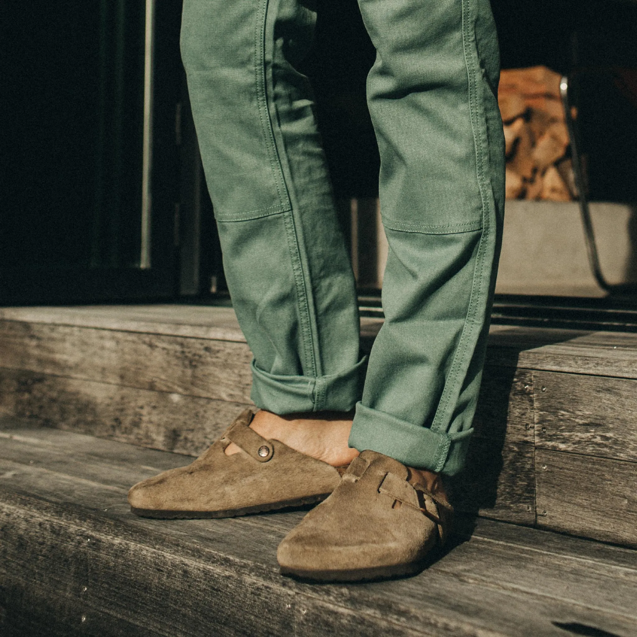 The Chore Pant in Ocean Boss Duck