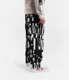 The Quiet Life Ekta Beach Pants - Black / White