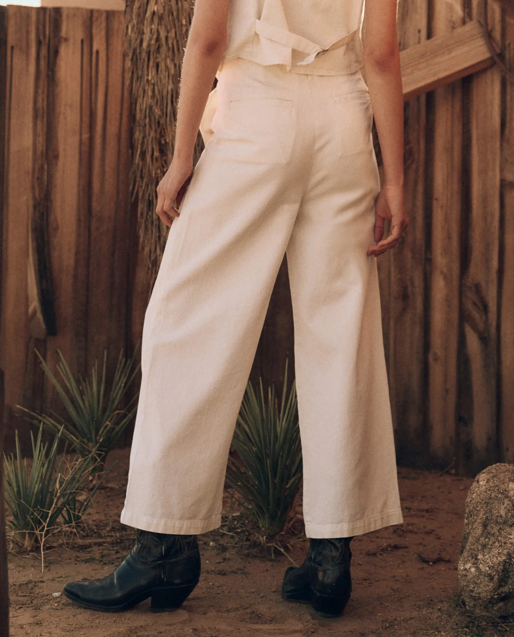 The Sculpted Trouser. -- Natural Hemp