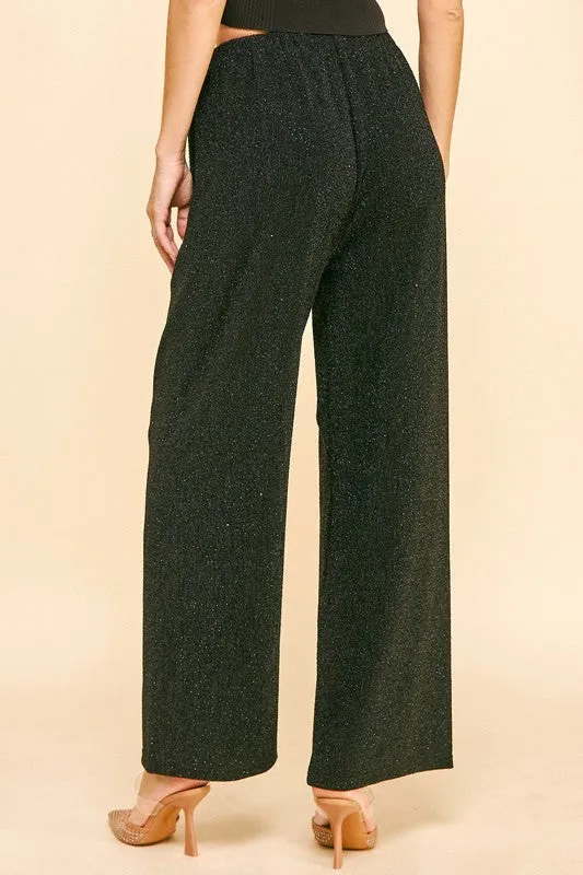 Time To Shine Textured Pant