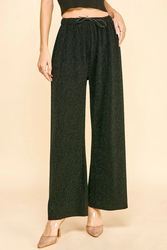 Time To Shine Textured Pant