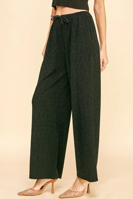 Time To Shine Textured Pant