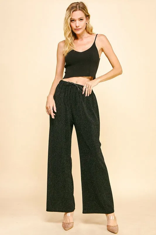 Time To Shine Textured Pant