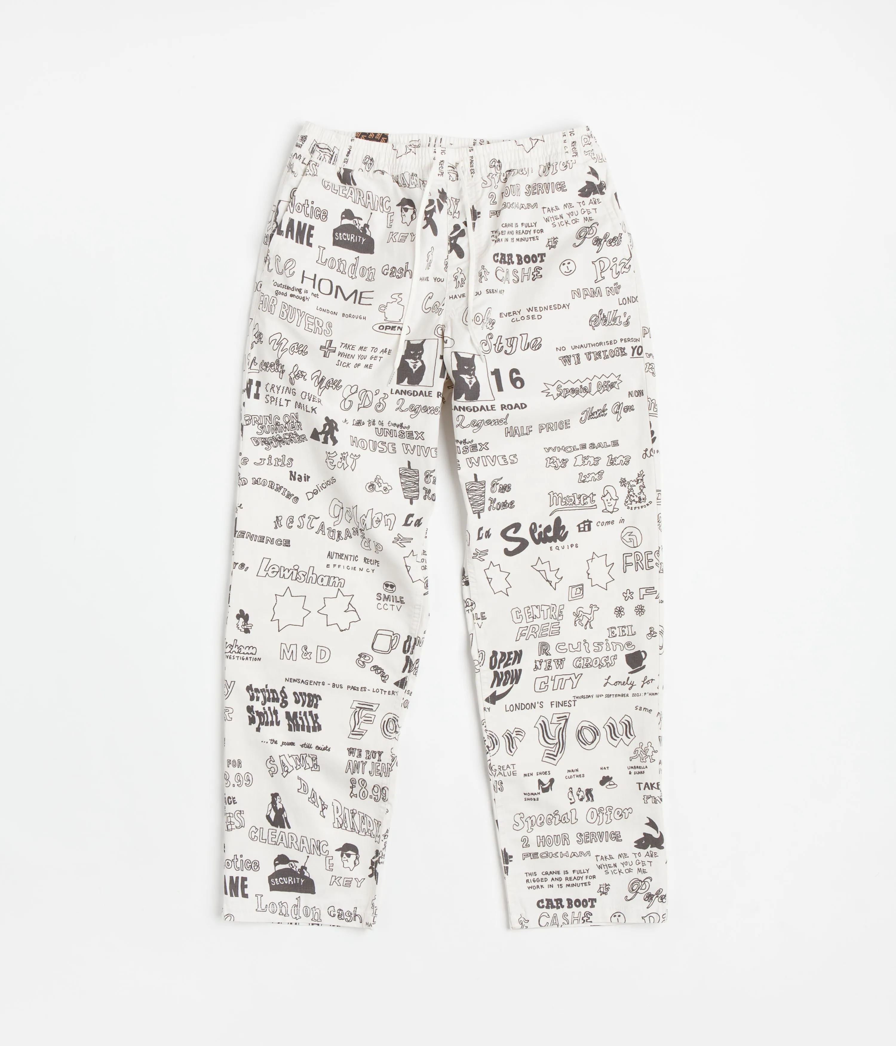 Vans Range Loose Tapered Pants - (Helena Long) Antique White