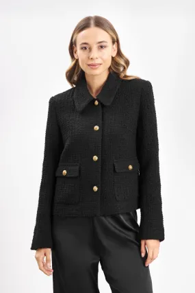 Verona Bouclé Jacket - Black