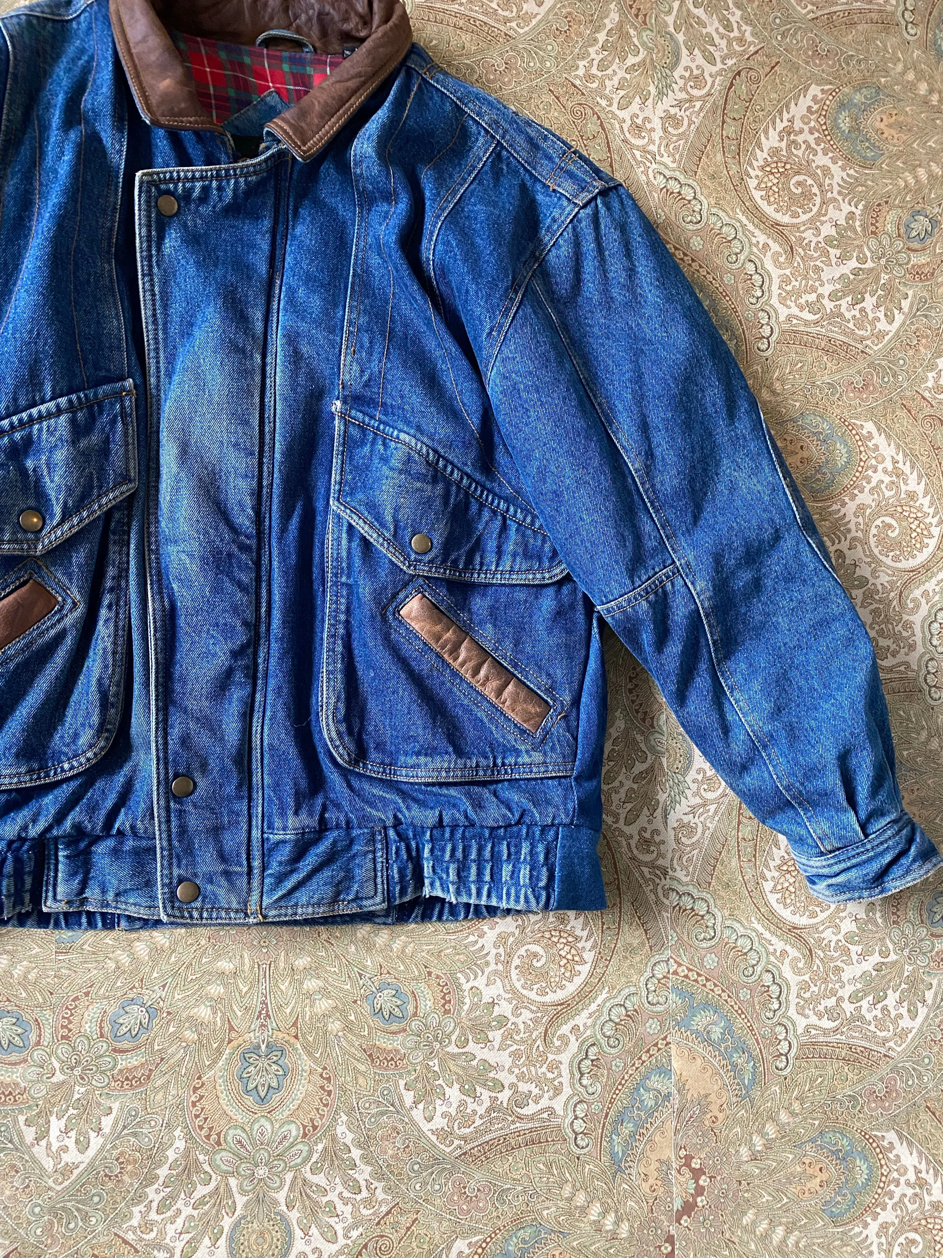 Vintage Jean Bomber